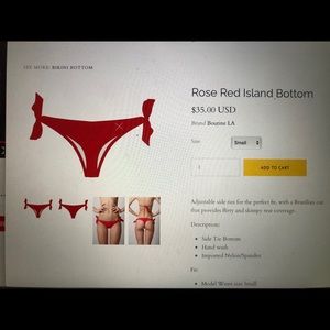 Rose Red Island Bottoms